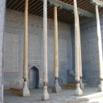 cortile interno del Kuhna Ark (Khiva, Uzbekistan)