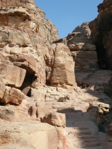 salita al Monastero al Deir di Petra (Giordania)