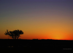 tramonto sul Monte Etjo (Namibia)