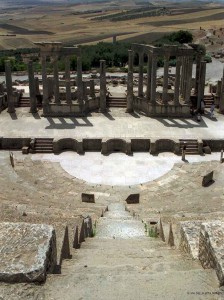 il teatro romano di Dougga (Tunisia)
