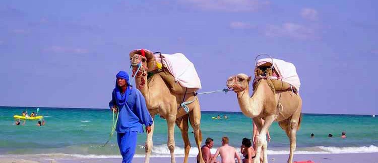 la spiaggia di Djerba (Tunisia)