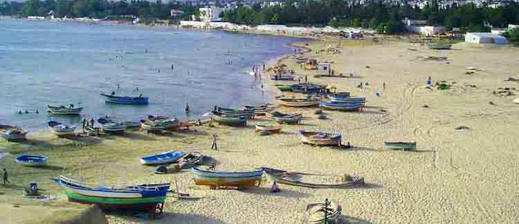 spiaggia di Hammameth (Tunisia)