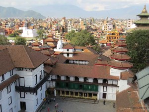 vista da Basantapur Durbar (Kathmandu, Nepal)