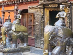 cortile del Tempio d'Oro (Patan, Nepal)