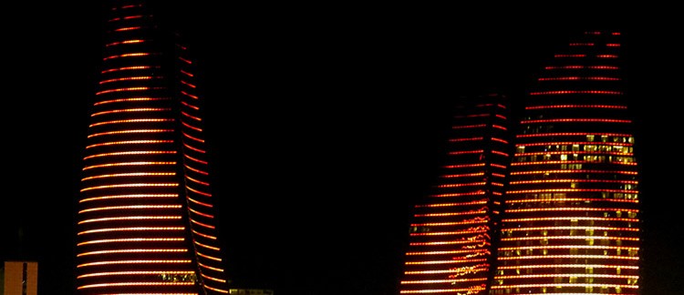Flame Towers (Baku, Azerbaijan)