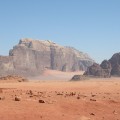 vista sul Wadi Rum (Giordania)