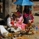 rituale presso il Tempio di Rato Machhendranath (Bungamati, Nepal)