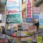 insegne commerciali di Thamel (Kathmandu, Nepal)