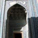 Shah-i-Zinda, porta (Samarcanda, Uzbekistan)